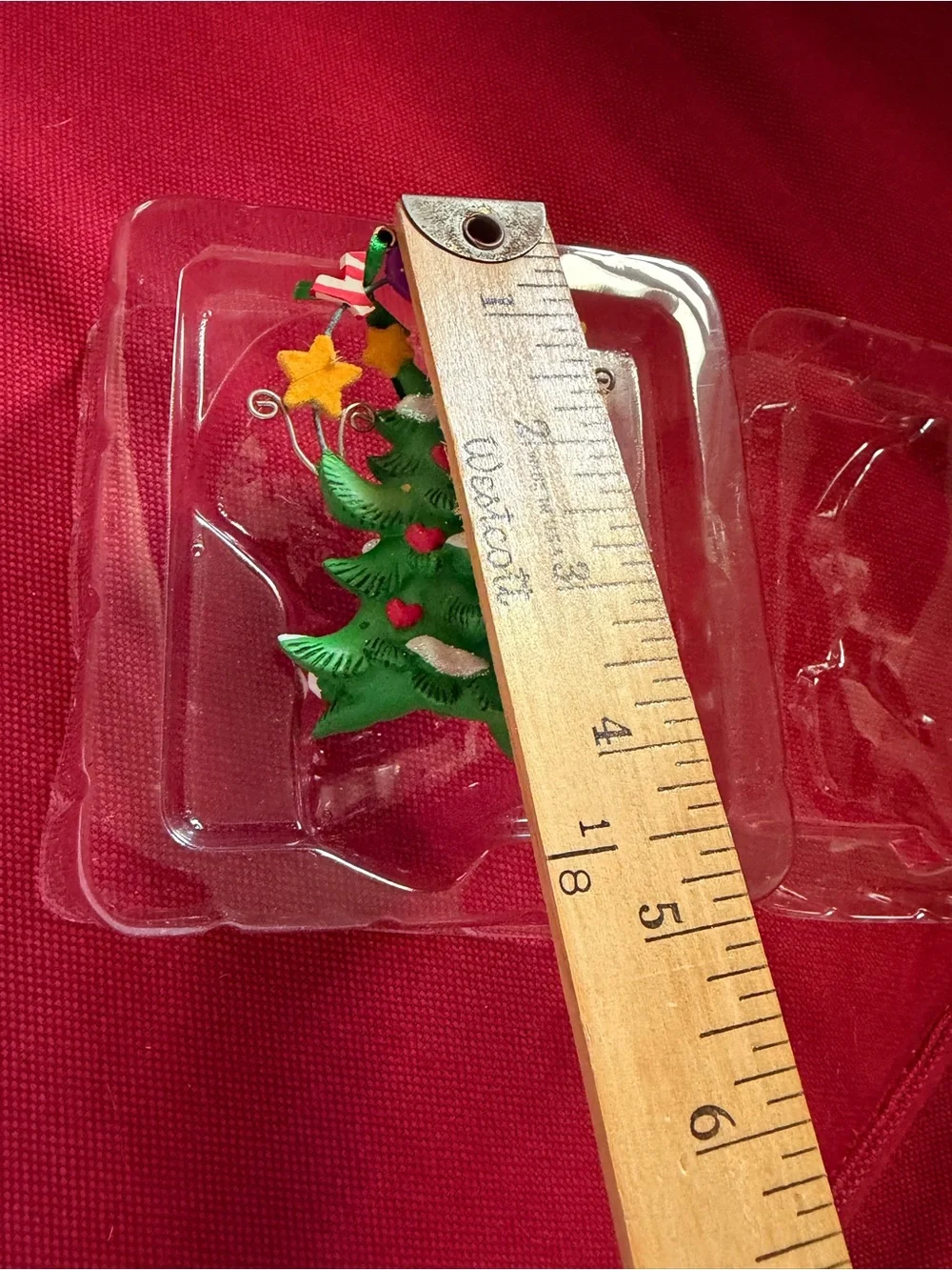 Vintage Carlton  Cards Holiday Tree Joy Ornament.